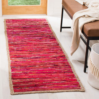 Safavieh Montauk MTK960 Red/Natural Area Rug Room Scene Feature