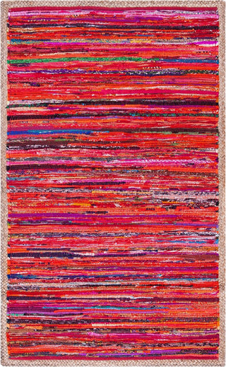 Safavieh Montauk MTK960 Red/Natural Area Rug main image