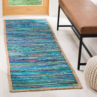 Safavieh Montauk MTK960 Green/Natural Area Rug Room Scene Feature