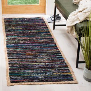 Safavieh Montauk MTK960 Black/Natural Area Rug Room Scene Feature