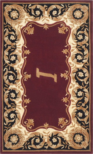 Safavieh Naples 520 Maroon/Beige Area Rug