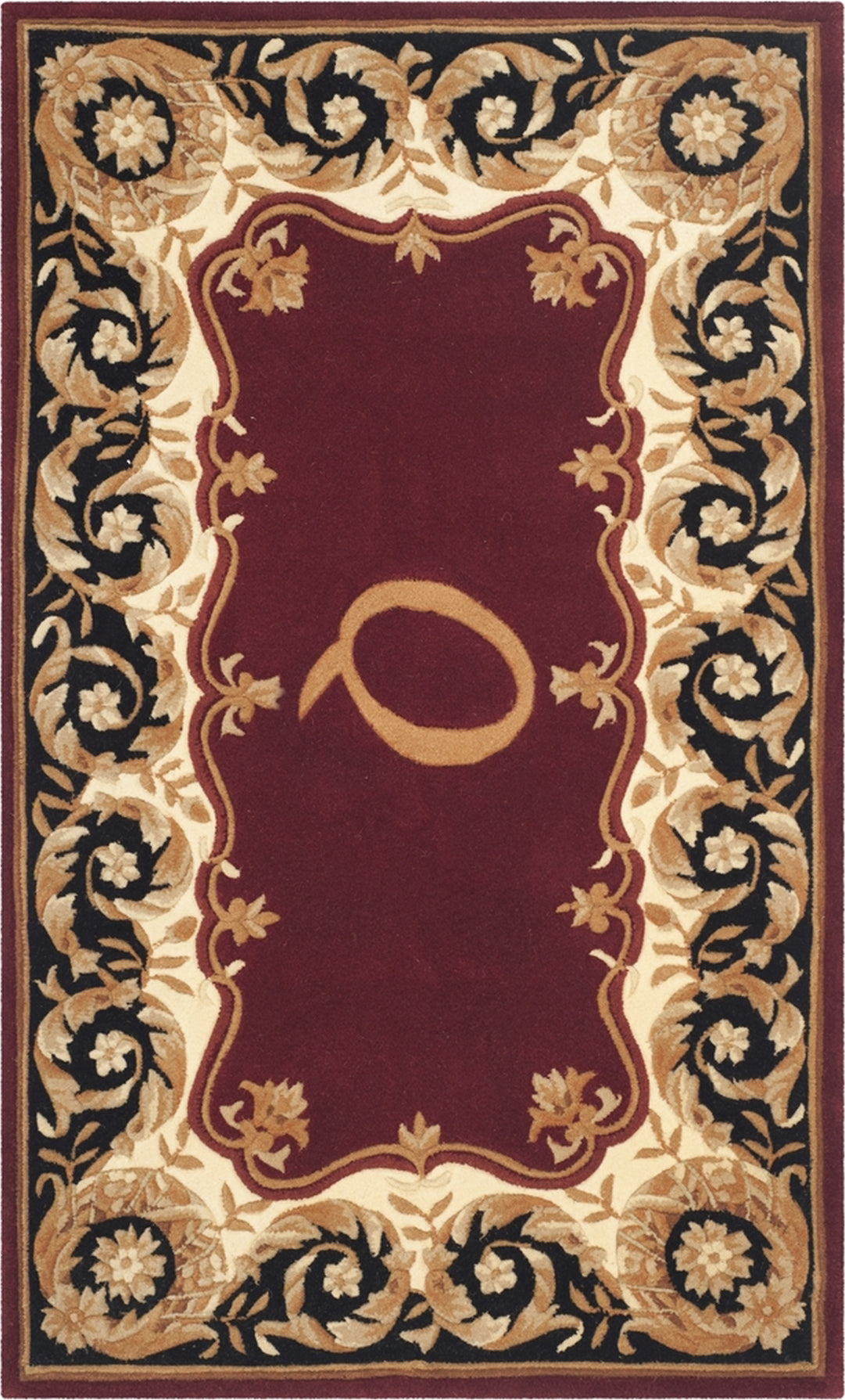 customisable art deco area rug MEANDERABLE Armadillo ( dark pale greyish  brown beige orange black ) custom size by ANNA VEDA