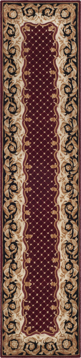 Safavieh Naples Na701 Burgundy/Black Area Rug 