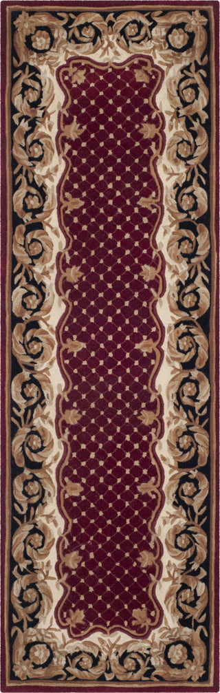 Safavieh Naples Na701 Burgundy/Black Area Rug Runner