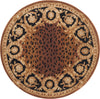 Safavieh Naples Na712 Black/Gold Area Rug Round