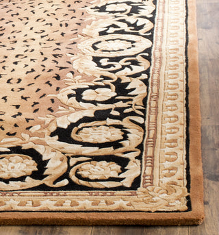 Safavieh Naples Na712 Black/Gold Area Rug Detail