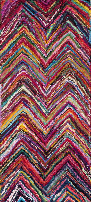 Safavieh Nantucket Pink/Multi Area Rug 