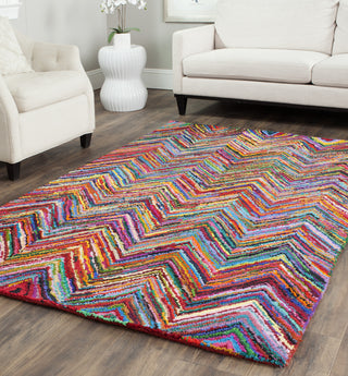 Safavieh Nantucket Pink/Multi Area Rug Room Scene