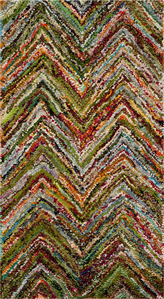 Safavieh Nantucket Red/Blue/Multi Area Rug main image