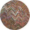 Safavieh Nantucket Red/Blue/Multi Area Rug Round