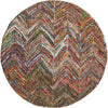 Safavieh Nantucket Red/Blue/Multi Area Rug Round