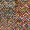 Safavieh Nantucket Red/Blue/Multi Area Rug Square