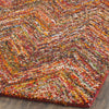 Safavieh Nantucket Red/Blue/Multi Area Rug Detail