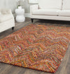 Safavieh Nantucket Red/Blue/Multi Area Rug Room Scene