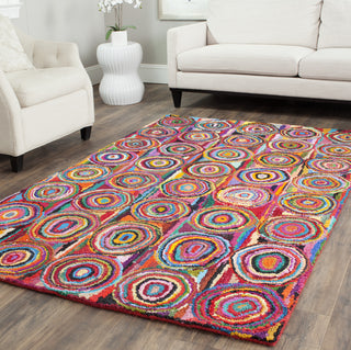 Safavieh Nantucket Pink/Multi Area Rug Room Scene