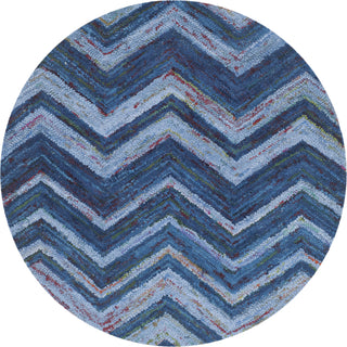 Safavieh Nantucket Blue/Multi Area Rug Round