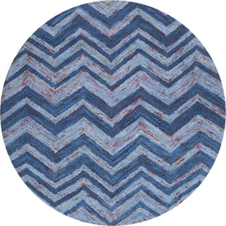 Safavieh Nantucket Blue/Multi Area Rug Round