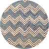 Safavieh Nantucket 601 Beige/Blue Area Rug Round