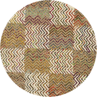 Safavieh Nantucket 602 Beige/Brown Area Rug Round