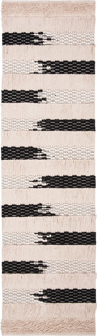 Safavieh Natura NAT655 Ivory/Black Area Rug Runner