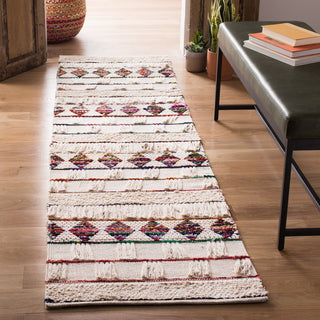 Safavieh Natura NAT657 Ivory/Red Area Rug Room Scene