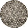 Safavieh Natura NAT712 Ivory/Black Area Rug Round