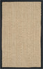 Safavieh Natural Fiber NF114C Natural/Black Area Rug 