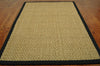Safavieh Natural Fiber NF114C Natural/Black Area Rug 