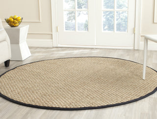 Safavieh Natural Fiber NF114C Natural/Black Area Rug 