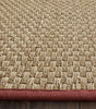 Safavieh Natural Fiber NF114D Natural/Red Area Rug 
