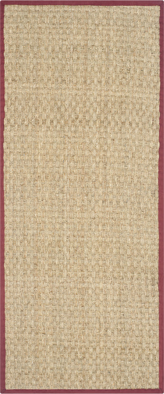 Safavieh Natural Fiber NF114D Natural/Red Area Rug main image