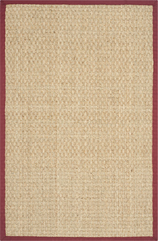 Safavieh Natural Fiber NF114D Natural/Red Area Rug 