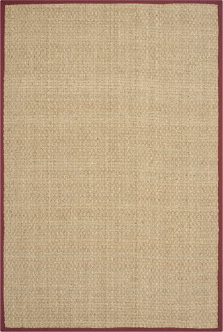 Safavieh Natural Fiber NF114D Natural/Red Area Rug 