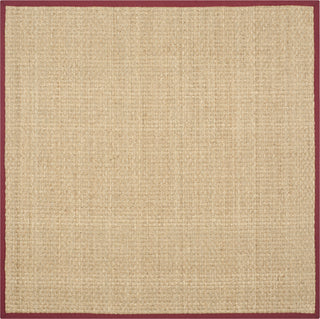 Safavieh Natural Fiber NF114D Natural/Red Area Rug 