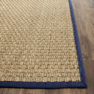 Safavieh Natural Fiber NF114E Natural/Blue Area Rug 