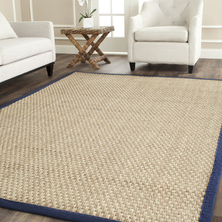 Safavieh Natural Fiber NF114E Natural/Blue Area Rug 