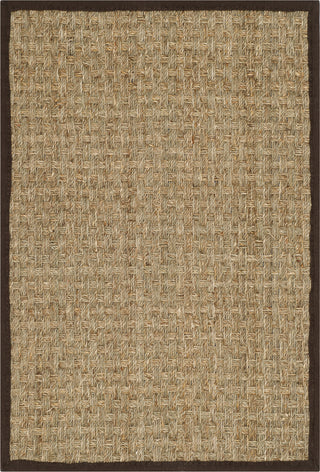 Safavieh Natural Fiber NF114K Natural/Dark Brown Area Rug 