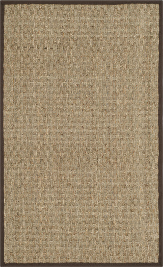 Safavieh Natural Fiber NF114K Natural/Dark Brown Area Rug 