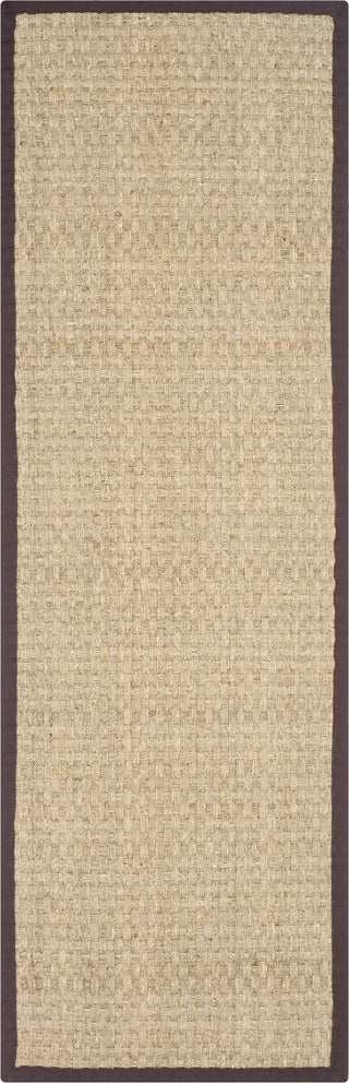 Safavieh Natural Fiber NF114K Natural/Dark Brown Area Rug 