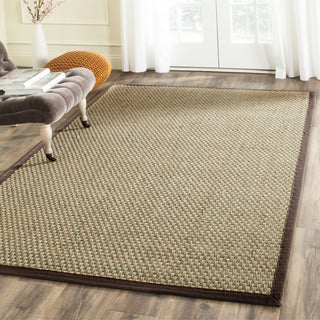 Safavieh Natural Fiber NF114K Natural/Dark Brown Area Rug  Feature