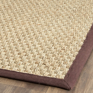 Safavieh Natural Fiber NF114K Natural/Dark Brown Area Rug 