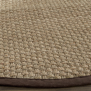 Safavieh Natural Fiber NF114K Natural/Dark Brown Area Rug 