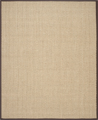 Safavieh Natural Fiber NF114K Natural/Dark Brown Area Rug 