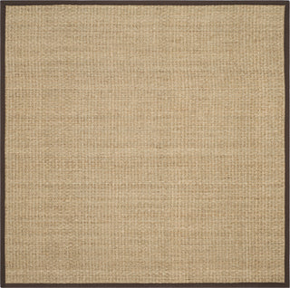 Safavieh Natural Fiber NF114K Natural/Dark Brown Area Rug 