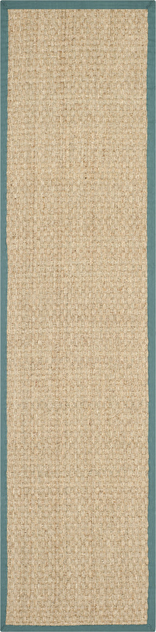 Safavieh Natural Fiber NF114M Natural/Light Blue Area Rug 