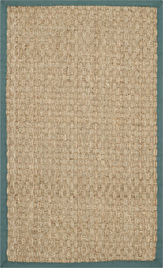 Safavieh Natural Fiber NF114M Natural/Light Blue Area Rug 