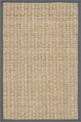 Safavieh Natural Fiber NF114Q Natural/Dark Grey Area Rug 