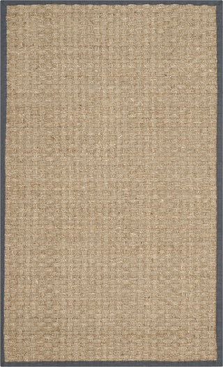 Safavieh Natural Fiber NF114Q Natural/Dark Grey Area Rug 