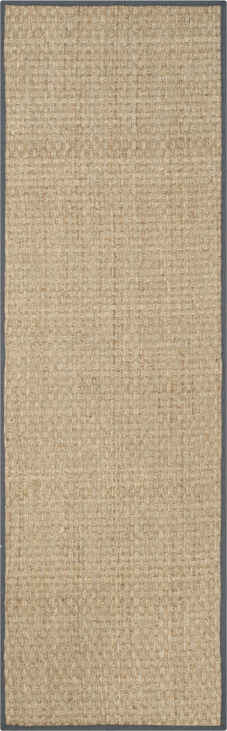 Safavieh Natural Fiber NF114Q Natural/Dark Grey Area Rug 