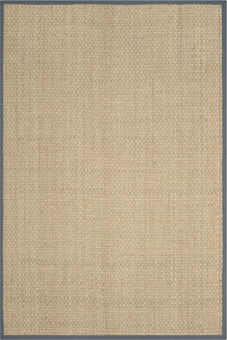 Safavieh Natural Fiber NF114Q Natural/Dark Grey Area Rug 